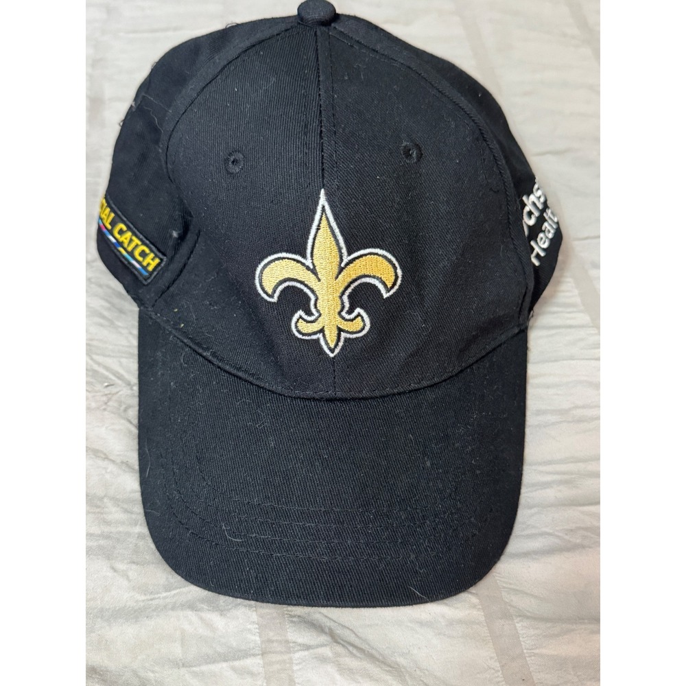 NFL New Orleans Saints Hat Cap Crucial Catch‎ Ochsner Health Black Athleisure